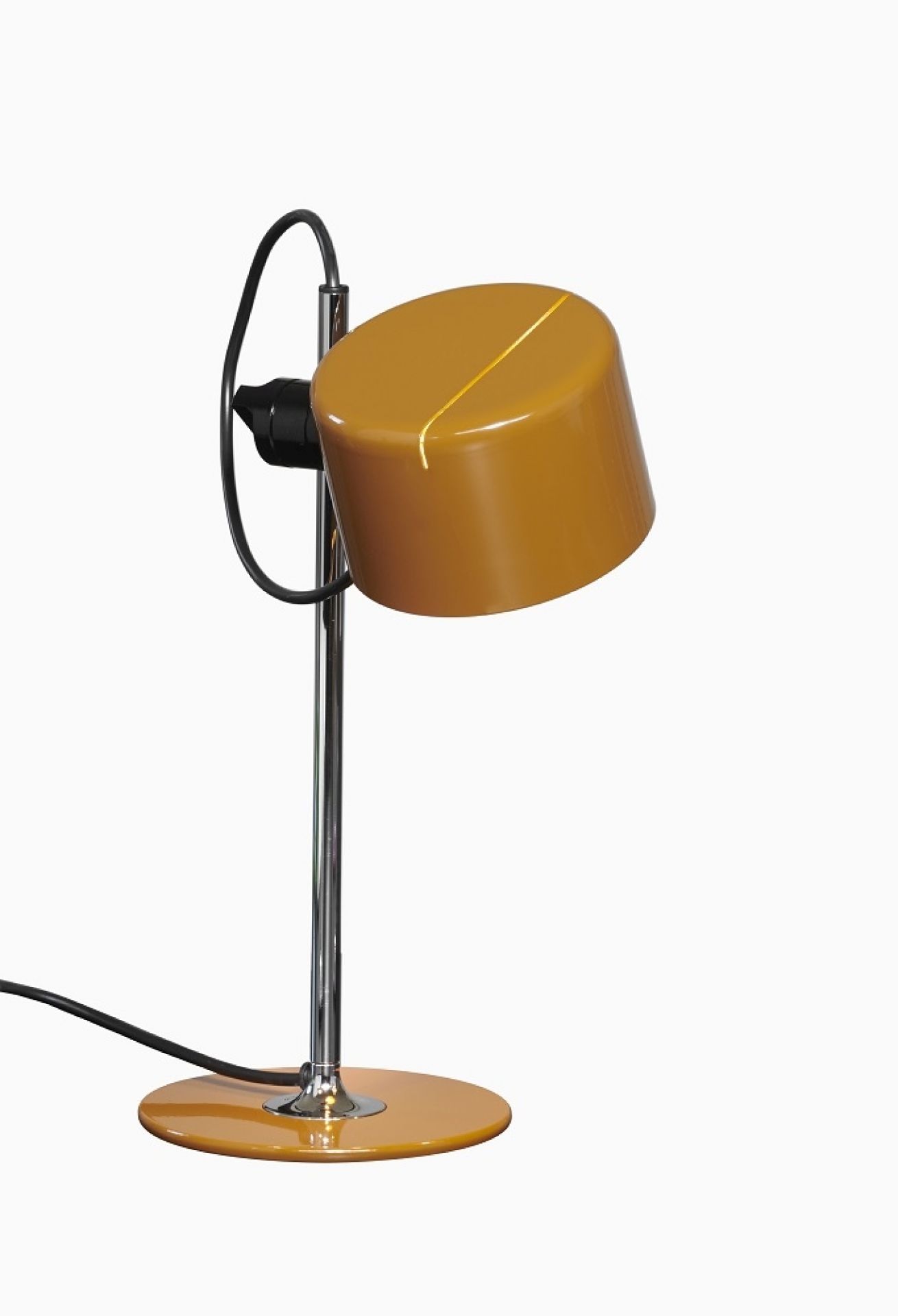 Mini Coupé 2201 Lampe de table Oluce jaune moutarde